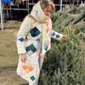 Vera Quilted Women's Puffer Coat +	
Emaline Quilted Scarf — Patches